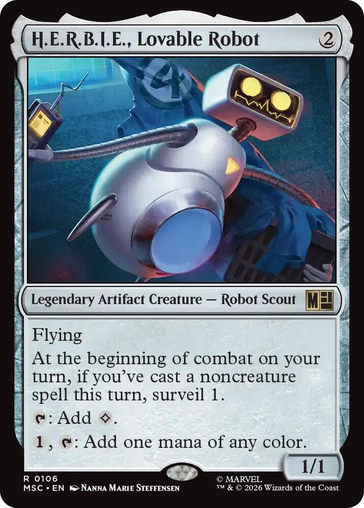 H.E.R.B.I.E., Lovable Robot - 106 - rare