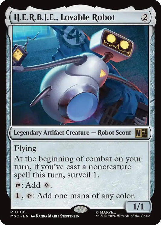 H.E.R.B.I.E., Lovable Robot - 106 - rare