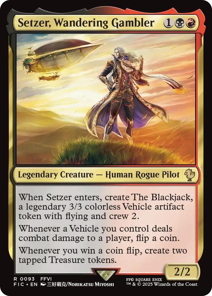 Setzer, Wandering Gambler - 93 - rare