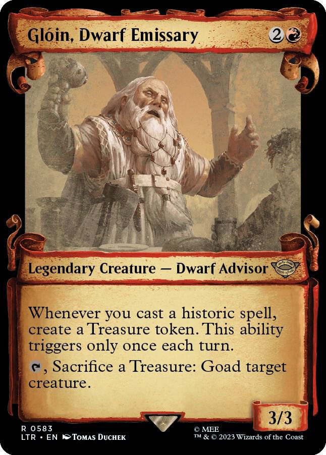 Glóin, Dwarf Emissary - 583 - rare