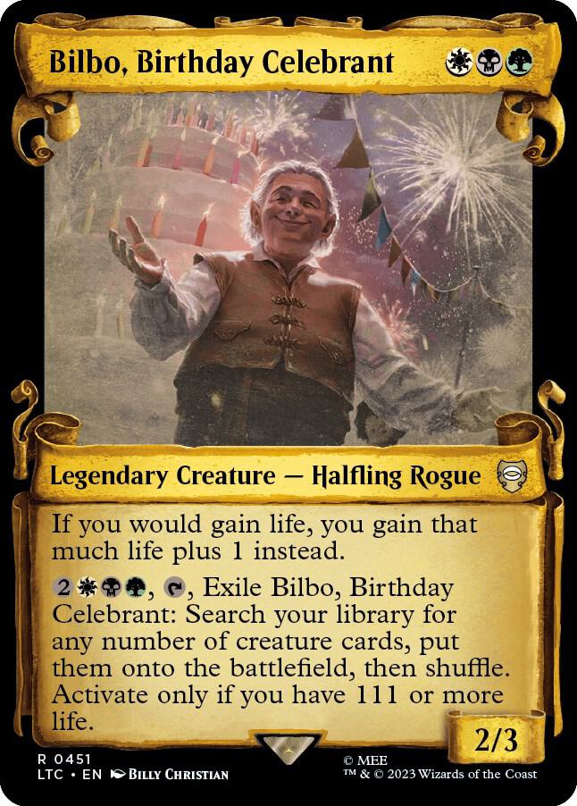Bilbo, Birthday Celebrant - 451 - rare