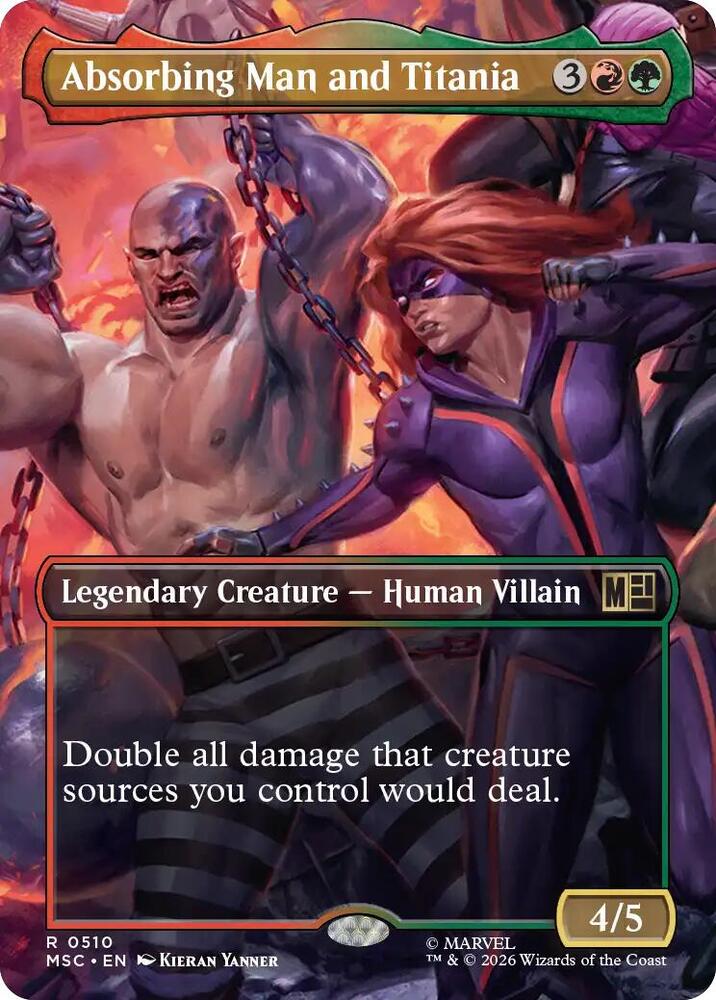 Absorbing Man and Titania - 510 - rare