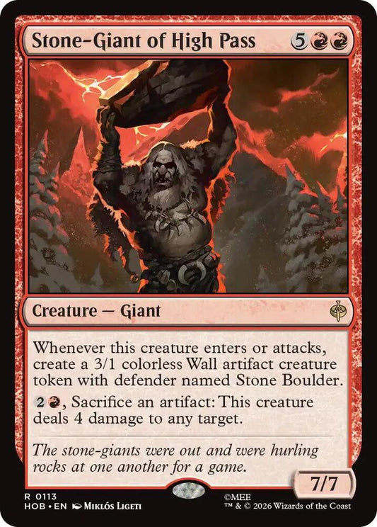 Stone-Giant of High Pass - 113 - rare