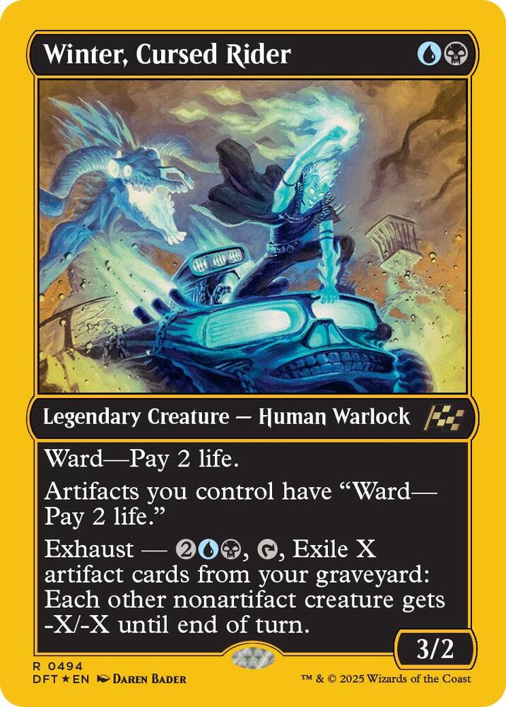 Winter, Cursed Rider - 494 - rare