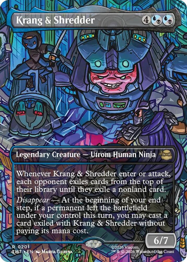 Krang & Shredder - 201 - rare