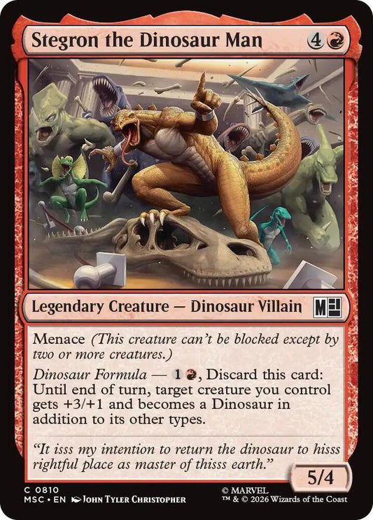 Stegron the Dinosaur Man - 810 - common