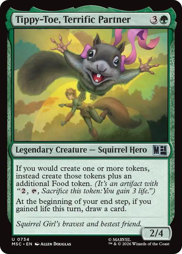 Tippy-Toe, Terrific Partner - 734 - uncommon