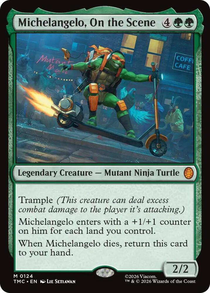 Michelangelo, On the Scene - 124 - mythic