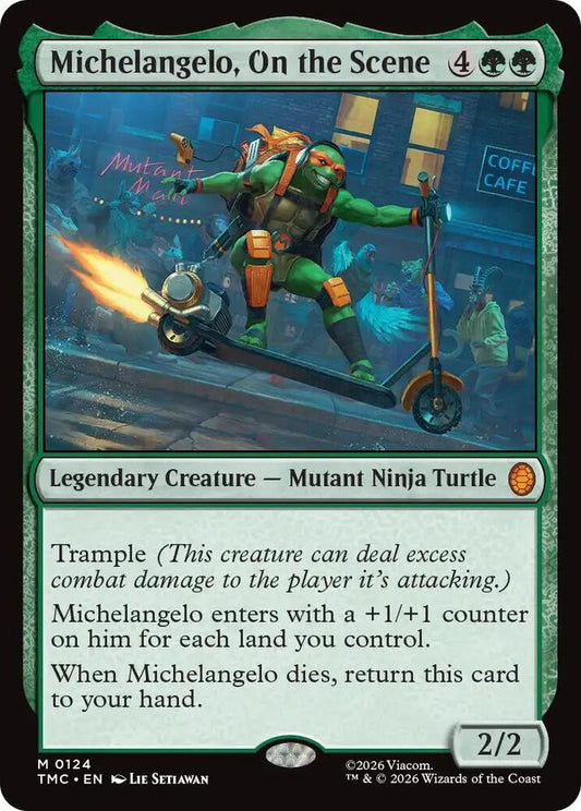 Michelangelo, On the Scene - 124 - mythic