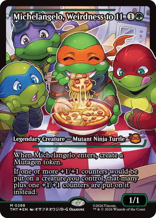 Michelangelo, Weirdness to 11 - 288 - mythic