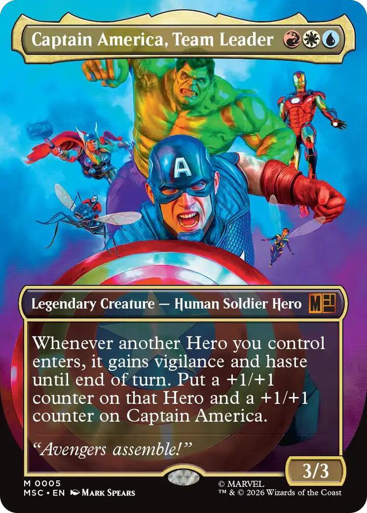 Captain America, Team Leader - 5 - mythic