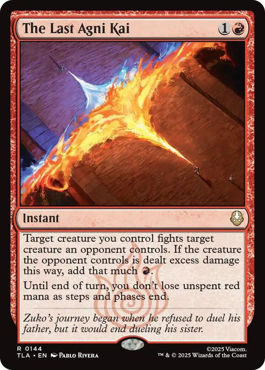 The Last Agni Kai - 144 - rare