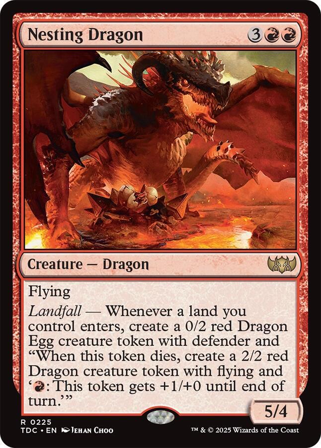 Nesting Dragon - 225 - rare