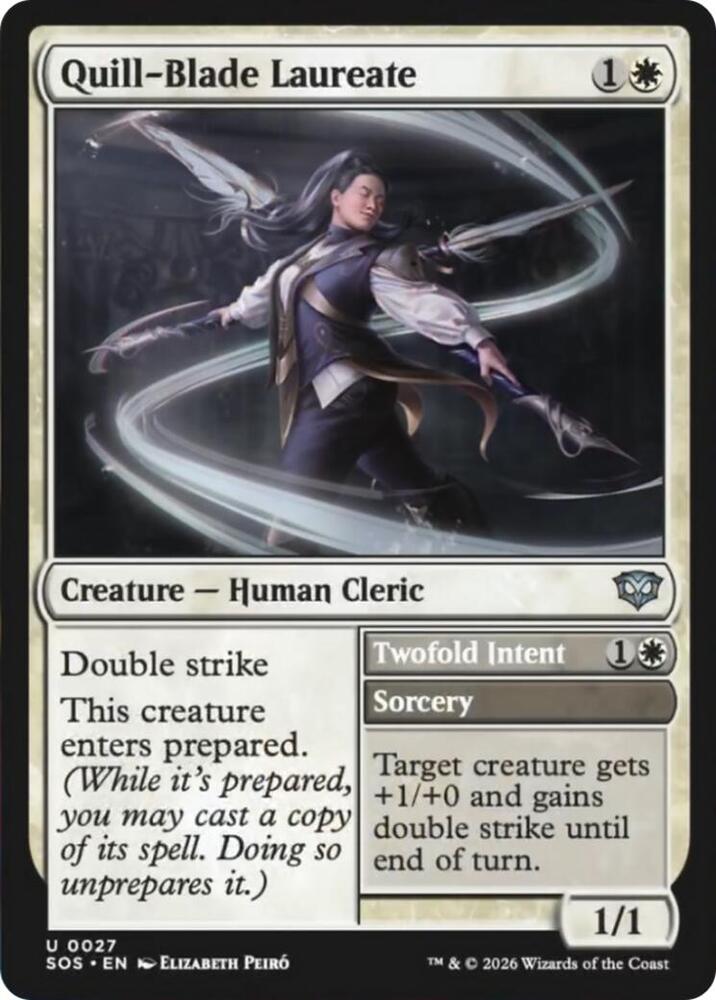 Quill-Blade Laureate // Twofold Intent - 27 - uncommon