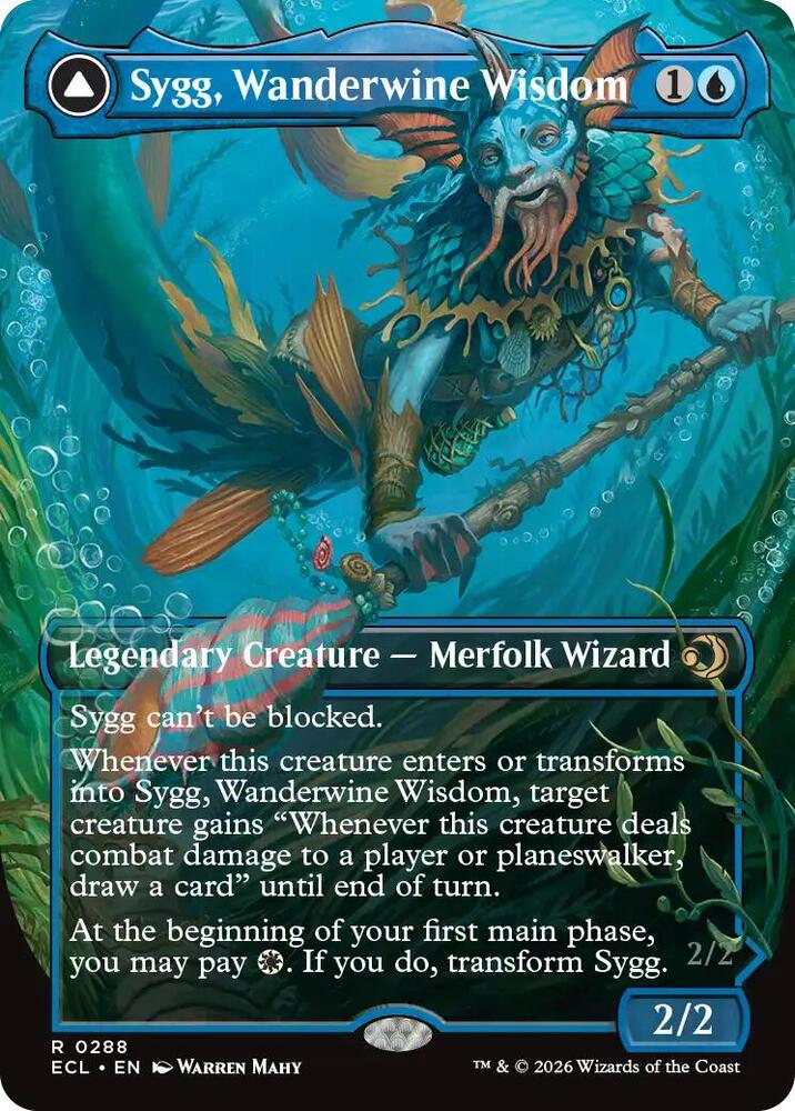 Sygg, Wanderwine Wisdom // Sygg, Wanderbrine Shield - 288 - rare