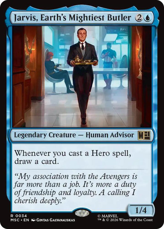 Jarvis, Earth's Mightiest Butler - 34 - rare