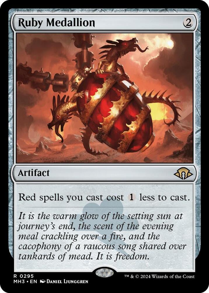 Ruby Medallion - 295 - rare