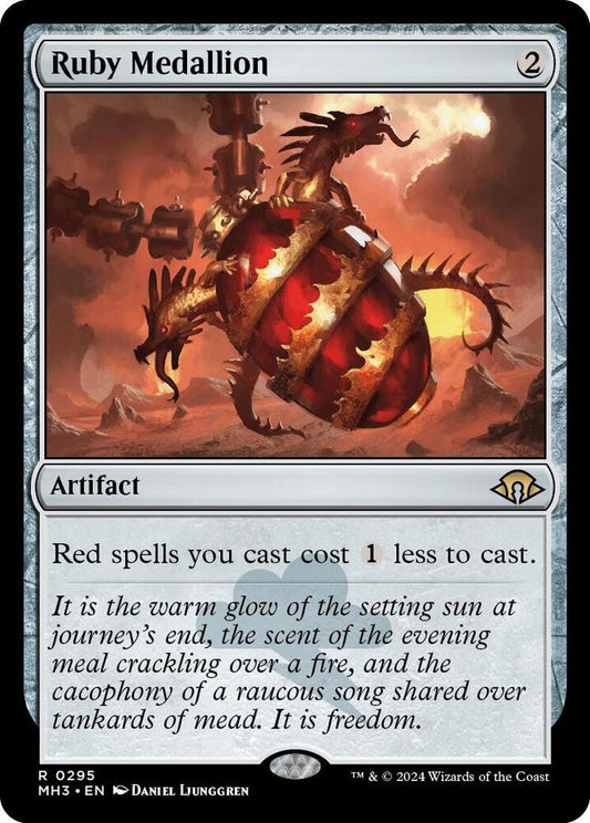 Ruby Medallion - 295 - rare