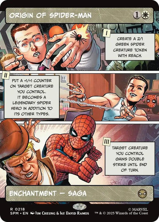 Origin of Spider-Man - 218 - rare