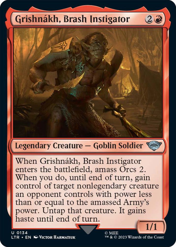 Grishnákh, Brash Instigator - 134 - uncommon
