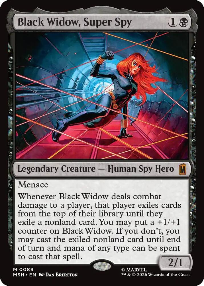 Black Widow, Super Spy - 89 - mythic