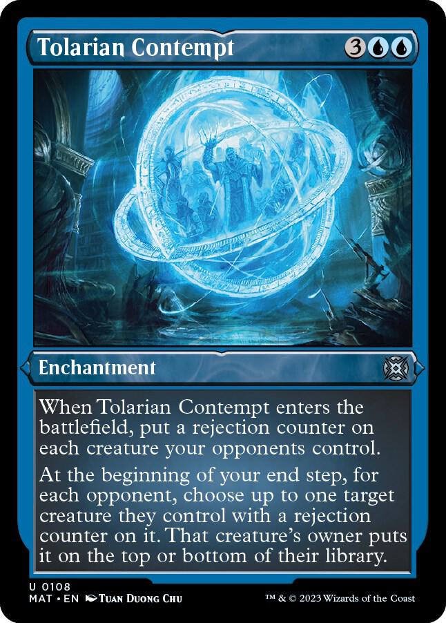 Tolarian Contempt - 108 - Etched uncommon