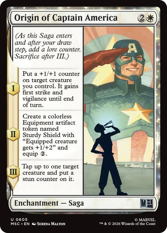 Origin of Captain America - 605 - uncommon