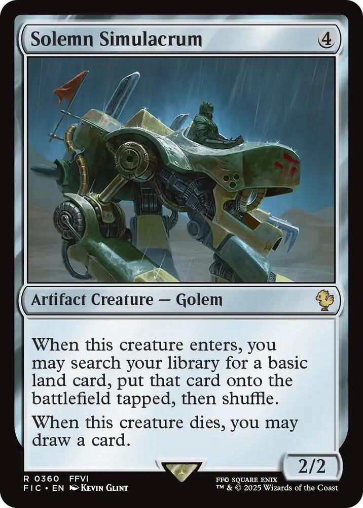Solemn Simulacrum - 360 - rare