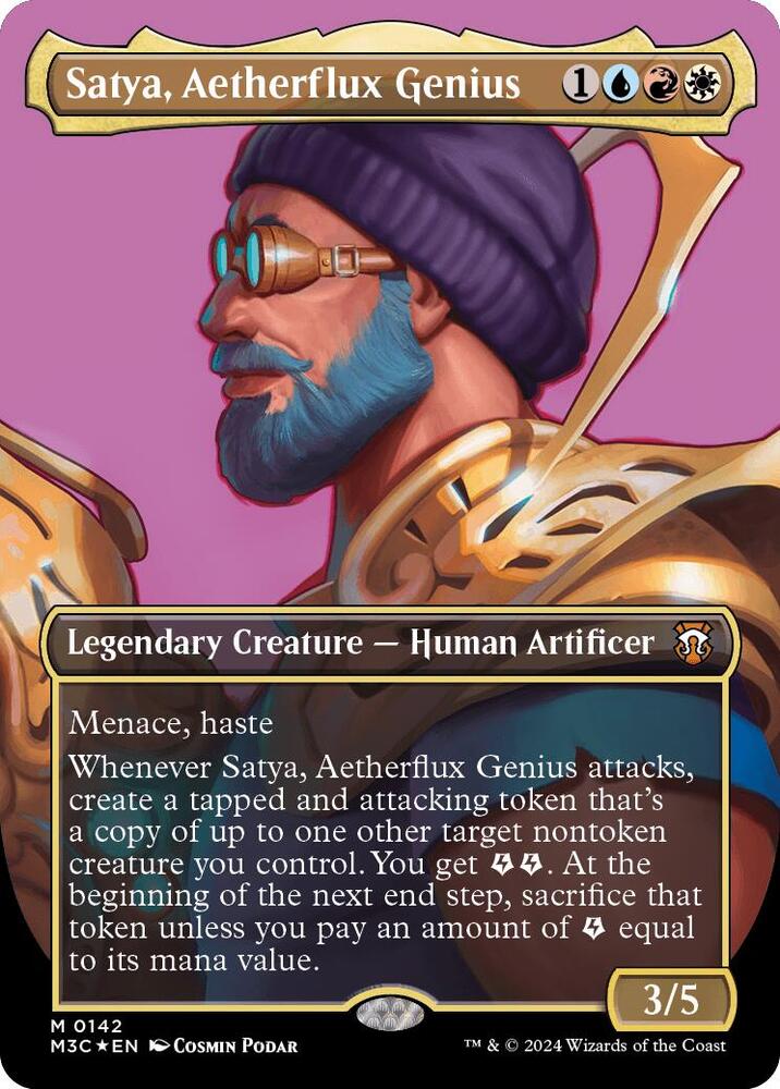 Satya, Aetherflux Genius - 142 - mythic