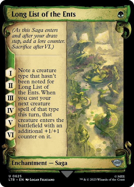 Long List of the Ents - 625 - uncommon