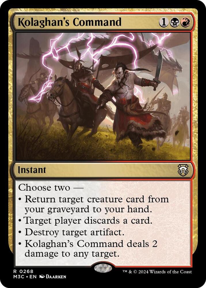 Kolaghan's Command - 268 - rare