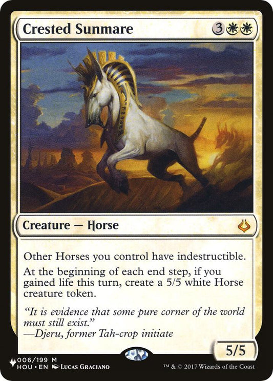 Crested Sunmare - HOU-6 - mythic