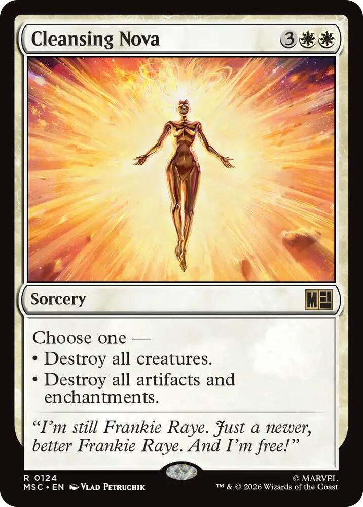Cleansing Nova - 124 - rare