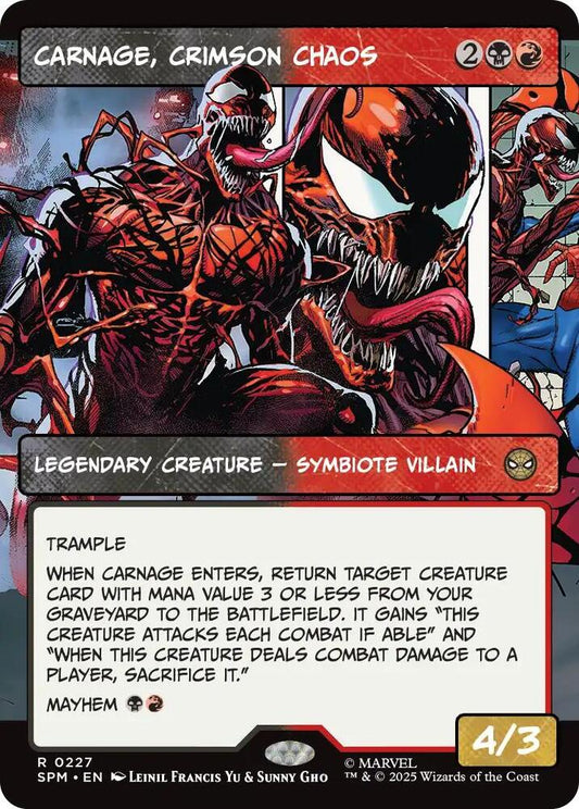 Carnage, Crimson Chaos - 227 - rare