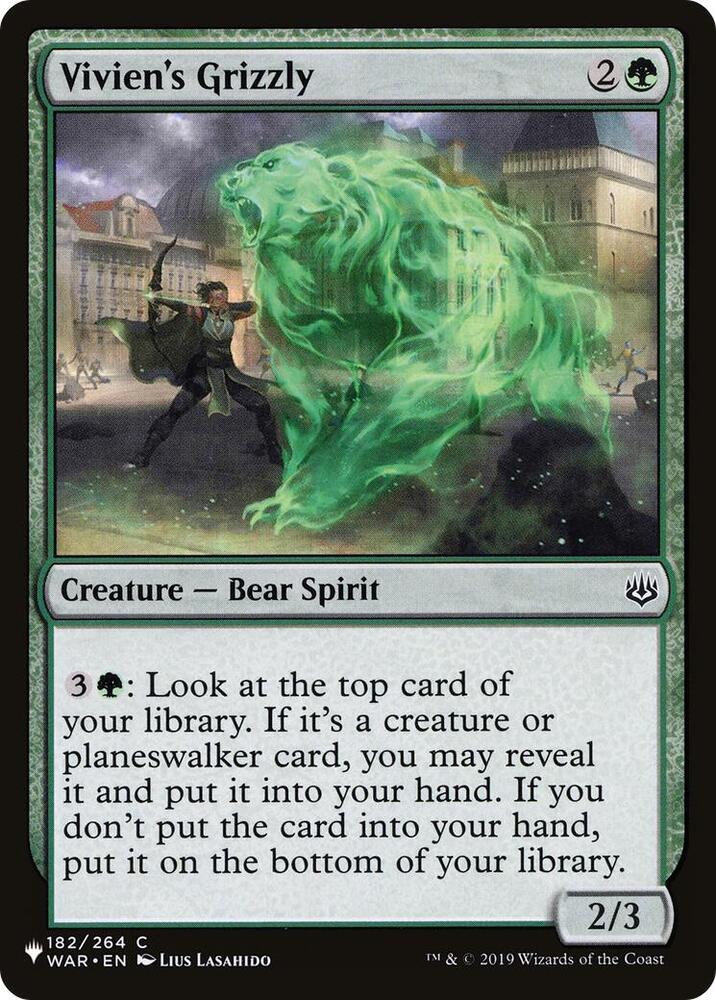 Vivien's Grizzly - WAR-182 - common