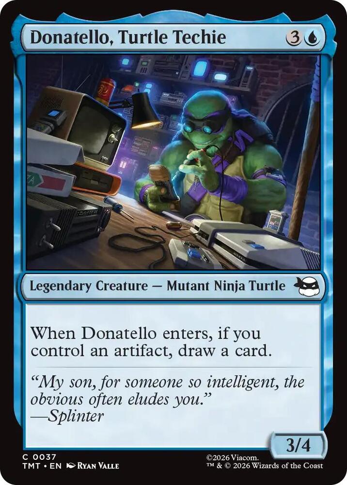 Donatello, Turtle Techie - 37 - common