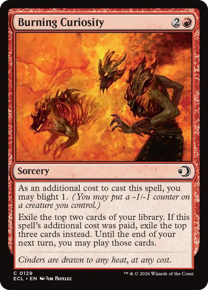Burning Curiosity - 129 - common