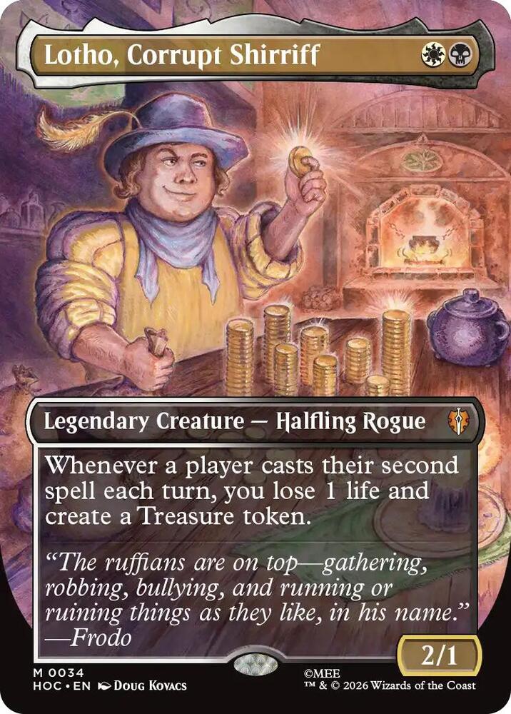 Lotho, Corrupt Shirriff - 34 - mythic
