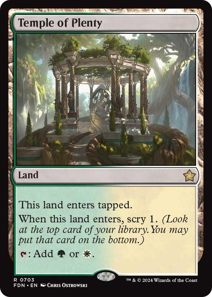 Temple of Plenty - 703 - rare