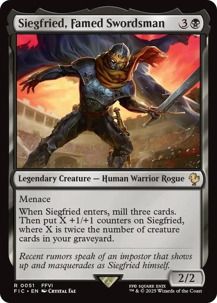 Siegfried, Famed Swordsman - 51 - rare