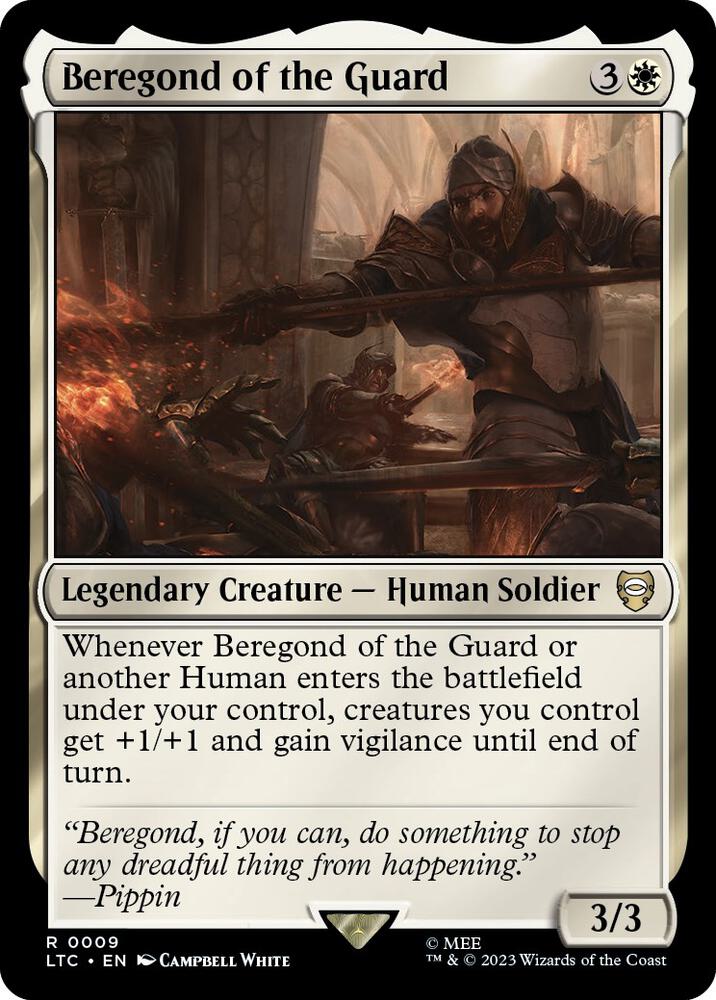 Beregond of the Guard - 9 - rare