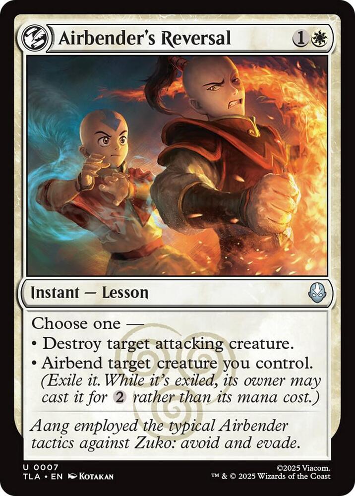 Airbender's Reversal - 7 - uncommon