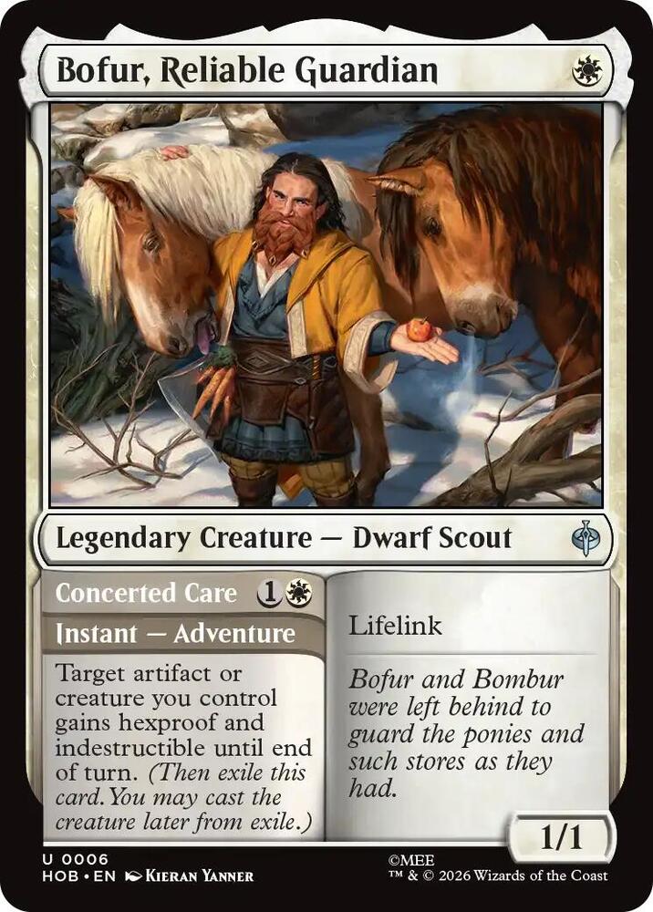 Bofur, Reliable Guardian // Concerted Care - 6 - uncommon