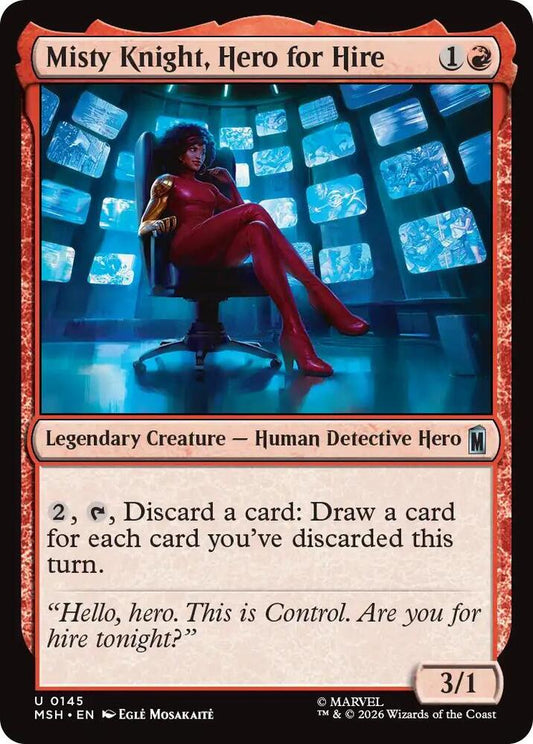 Misty Knight, Hero for Hire - 145 - uncommon
