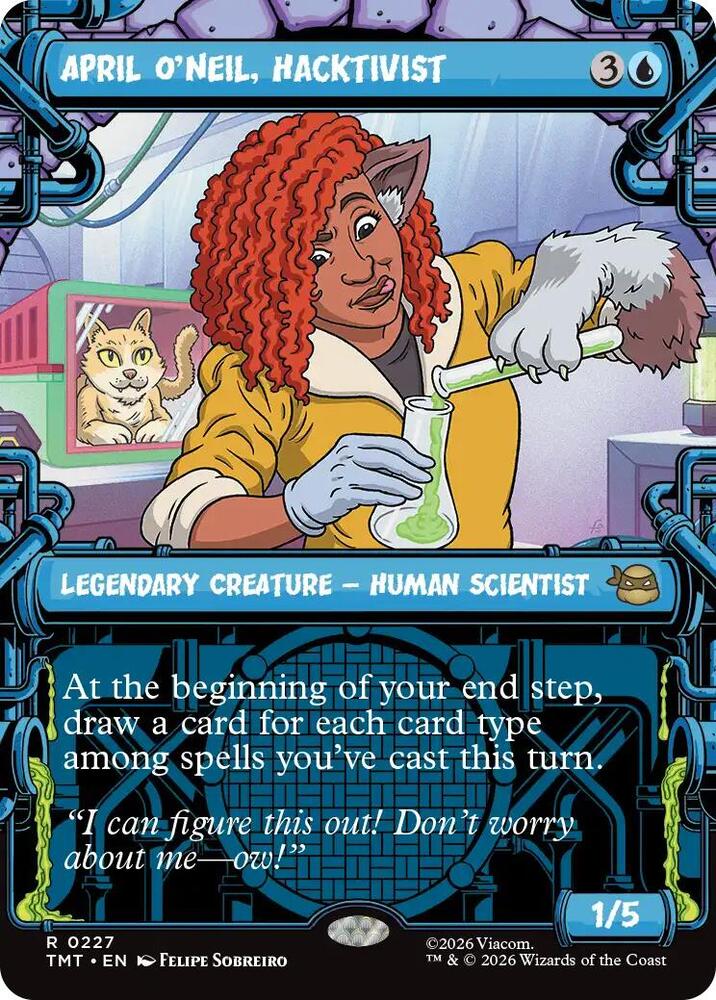 April O'Neil, Hacktivist - 227 - rare