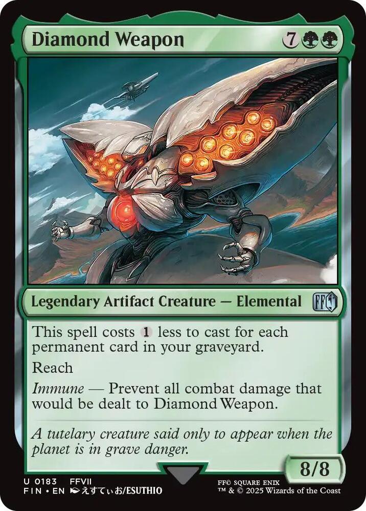 Diamond Weapon - 183 - uncommon