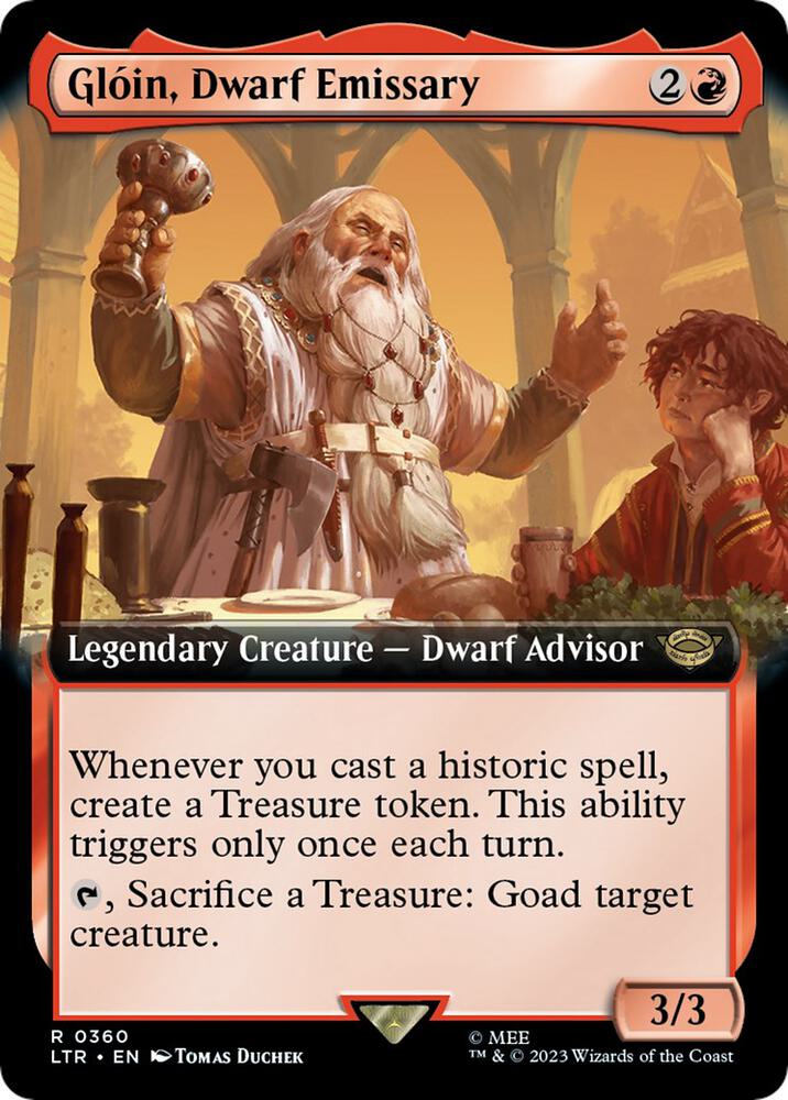 Glóin, Dwarf Emissary - 360 - rare