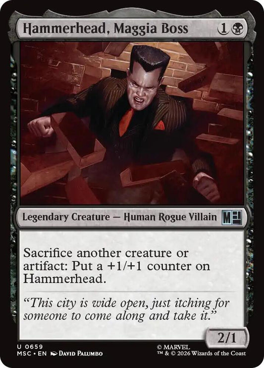 Hammerhead, Maggia Boss - 659 - uncommon