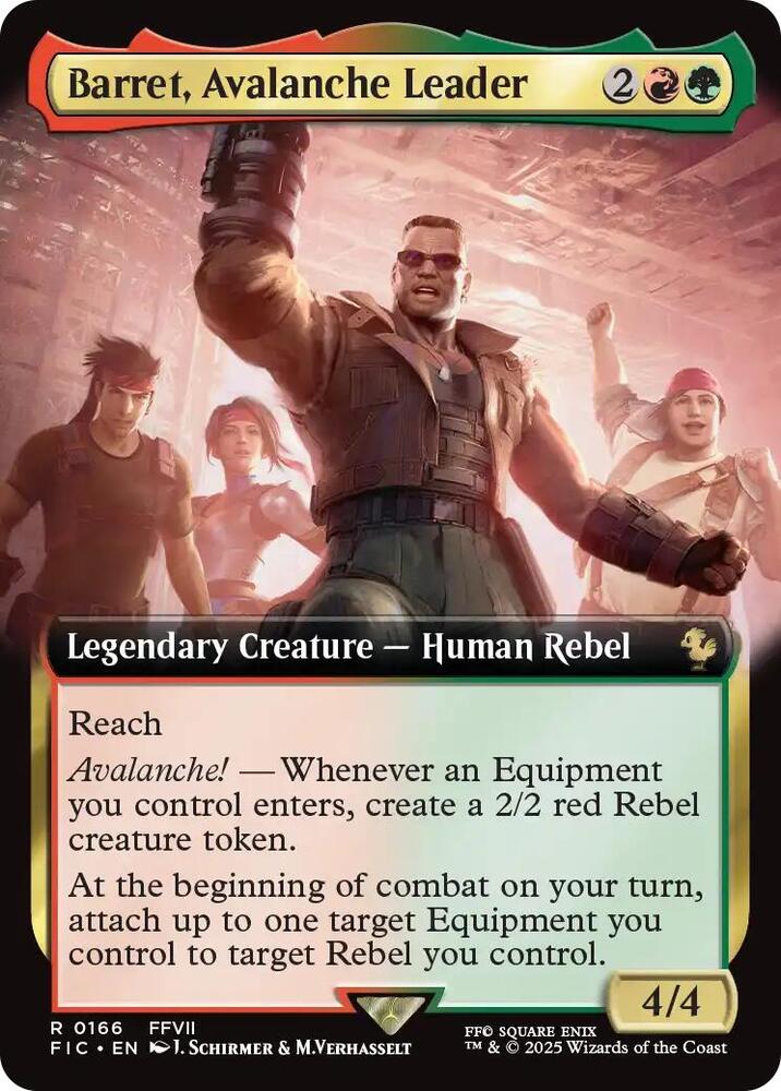 Barret, Avalanche Leader - 166 - rare