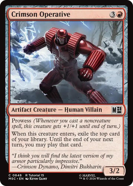 Crimson Operative - 848 - common